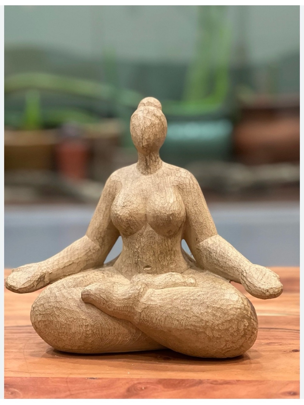 Female Yoga Figurine